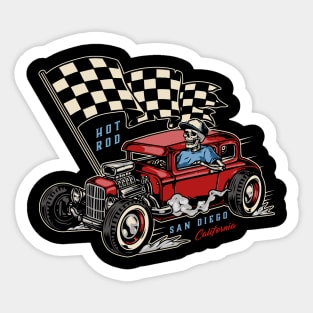 Hot Rod San Diego Sticker